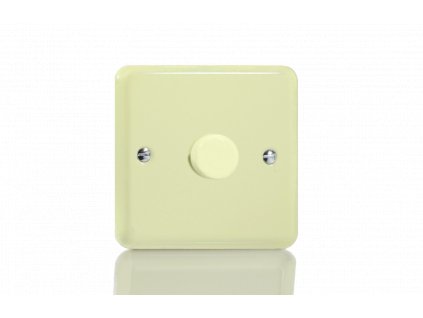 Luxusní stmívač Rotační stmívač DIMMER - 1-modulový - KLASICKÉ - Bílá čokoláda, HY3.WC