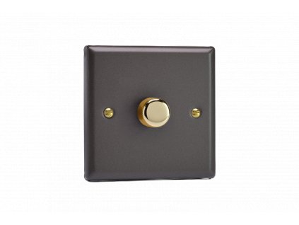 Luxusní stmívaè Rotaèní stmívaè DIMMER - 1-modulový - KLASICKÉ - Bøidlice, JYP401V.SL