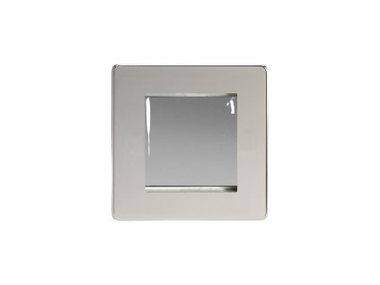 Rámeček PLATE - MODULÁRNÍ - leštěný chrom, XDCG2S