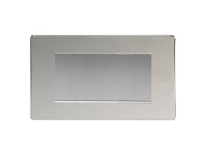 Rámeček PLATE - MODULÁRNÍ - leštěný chrom, XDCG4S