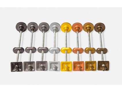 Litinový radiátor Paladin Standardní kotva do zdi sladěná v barvě litinového radiátoru, Standard Wall Stay Colour Coded