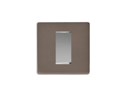 Rámeček PLATE - MODULÁRNÍ - cínová, XDRG1S