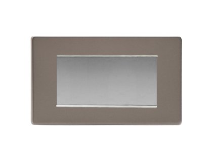 Rámeček PLATE - MODULÁRNÍ - cínová, XDRG4S