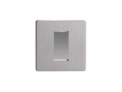 Rámeček PLATE - MODULÁRNÍ - kartáčovaná ocel, XDSG1S