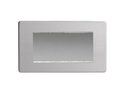 Rámeček PLATE - MODULÁRNÍ - kartáčovaná ocel, XDSG4S