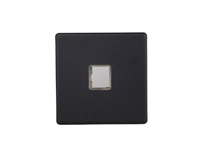 Rámeček PLATE - BEZŠROUBKOVÉ - matně černá / Keystone, plate XEYD1S.MB screwless matt black