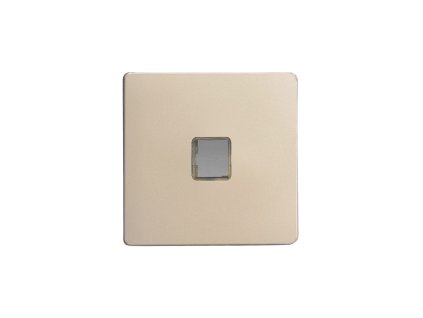 Rámeček PLATE - MODULÁRNÍ - satén / Keystone, keystone plate XEND1S screwless satin