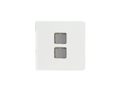 Rámeček PLATE - MODULÁRNÍ - prémiová bílá / Keystone, XEQD2S