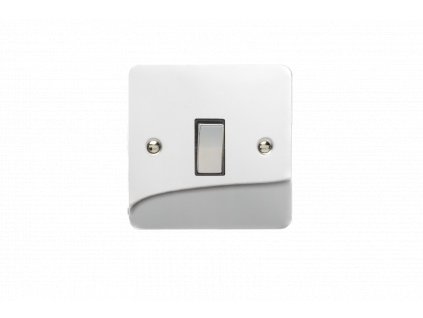 Designový vypínaè Kolébkový vypínaè ROCKER - 1-modulový 20A 2-pólový ULTRAPLOCHÉ - letìný chrom / chromová kolébka, XFC20D