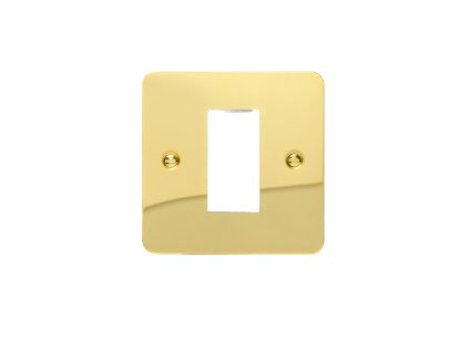 Rámeček PLATE - MODULÁRNÍ - leštěná mosaz, XFVG1