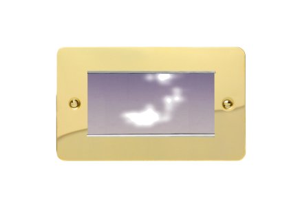 Rámeček PLATE - MODULÁRNÍ - leštěná mosaz, XFVG4