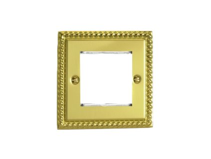 Rámeček PLATE - MODULÁRNÍ - leštěná mosaz, XGG2