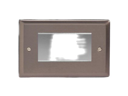 Rámeček PLATE - MODULÁRNÍ - cínová, XRG4