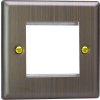 Rámeček PLATE - MODULÁRNÍ - starožitná mosaz, XYG2.AB