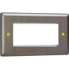 Rámeček PLATE - MODULÁRNÍ - starožitná mosaz, XYG4.AB