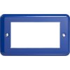 Rámeček PLATE - MODULÁRNÍ - reflexní modrá, XYG4.RB