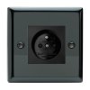 Designová zásuvka Klasický - černé (lesklé) Iridium 1-Síťová zásuvka MAINS SOCKET - PIN CZ modul 16A do rámečků DataGrid (2 místa) - černá, Klasický - černé (lesklé) Iridium 1-Síťová zásuvka MAINS SOCKET - PIN CZ modul 16A do rámečků DataGrid (2 místa) - černá (Barva vnitřku Bílá, Verze česká)