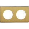 Rámeček PLATE - BEZŠROUBKOVÉ - kartáčovaná mosaz, XEBG2S