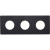 Rámeček PLATE - BEZŠROUBKOVÉ - matně černá, XEYG3S.MB