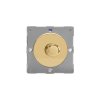 Luxusní stmívaè Rotaèní stmívaè DIMMER - 1-modulový schodiový (è.6) 60-400 W 1.74A 1-pólový MODULÁRNÍ - letìná mosaz / letìný mosazný knoflík, varigrid dimmer Z1EGTP1V