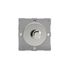 Luxusní stmívač Rotační stmívač DIMMER - 1-modulový schodišťový (č.6) 60-400 W 1.74A 1-pólový MODULÁRNÍ - leštěný chrom / leštěný chromový knoflík, varigrid dimmer Z1EGTP1C