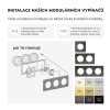 Luxusní stmívaè Rotaèní stmívaè DIMMER - 1-modulový schodiový (è.6) 15-180 W (max 24 LEDs) 0.78A 1-pólový LED MODULÁRNÍ - letìný chrom / letìný chromový knoflík, modular_1080x1080_01