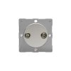 Designová zásuvka Mutimediální zásuvka MEDIA SOCKET - 2-modulový TV/Radio BEZŠROUBKOVÉ - leštěný chrom, EGRTV2C removebg preview