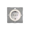 Designová zásuvka Síťová zásuvka MAINS SOCKET - 1-modulový 16A schuko BEZŠROUBKOVÉ - matně bílá / bílá, varigrid-mains-socket_Z1EG5FWY.MW