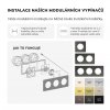 Designová zásuvka Síťová zásuvka MAINS SOCKET - 1-modulový 16A česká PIN MODULÁRNÍ - kartáčovaná ocel / bílá, modular_1080x1080_01