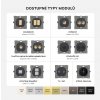 Designový vypínaè Tlaèítkový vypínaè IMPULSE - 1-modulový jednosmìrný (è.1) 0-100 W (max 10 LEDs) 1.3A 1-pólový LED s dálkovým MODULÁRNÍ - satén / chrom tlaèítko, modular_1080x1080_04