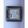 Designový vypínaè Tlaèítkový vypínaè IMPULSE - 2-modulový jednosmìrný (è.1) 0-100 W (max 10 LEDs) 0.7A 1-pólový LED s dálkovým KLASICKÉ - èerné (lesklé) iridium / èerné (lesklé) iridium, IJII102 BACK