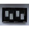 Luxusní stmívač Rotační stmívač DIMMER - 4-modulový - KLASICKÉ - Grafit 21, JIDP254 BACK