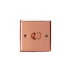 Luxusní stmívač Rotační stmívač DIMMER - 1-modulový - KLASICKÉ - Kartáčovaná měď, HY1.BC