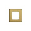 Rámeček PLATE - MODULÁRNÍ - kartáčovaná mosaz, XDBG2S