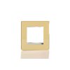 Rámeček PLATE - MODULÁRNÍ - leštěná mosaz, XDVG2S