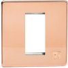 Rámeček PLATE - MODULÁRNÍ - cu29 surová měď, XDYG1S.AC