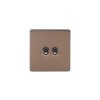 Designový vypínaè Páèkový vypínaè TOGGLE - 2-modulový køíový (è.7) 10A 1-pólový BEZROUBKOVÉ - kartáèovaný bronz / èerné (lesklé) iridium, XDYT2S.BZ