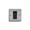Designová zásuvka Mutimediální zásuvka MEDIA SOCKET - 1-modulový TV/Radio KLASICKÉ - matnì chromová / èerný, XS8ISOB