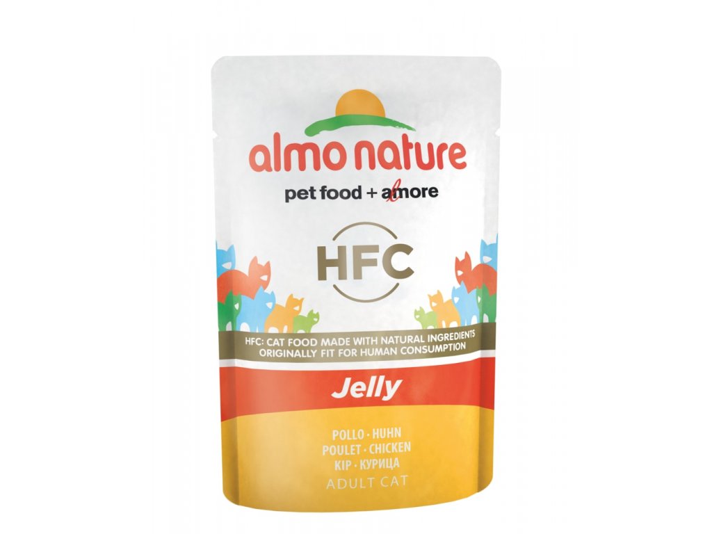 Almo Nature HFC Jelly - Kuřecí prsa v želé 55g výhodné balení