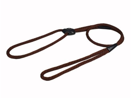 Předváděcí vodítko, SPIRÁLA JEDNOBAREVNÁ - Hnědá (varianta 6mm x 100cm)