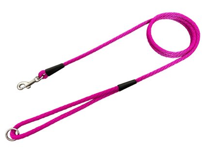 Vodítko lano, SPIRÁLA JEDNOBAREVNÁ - Fuchsie (varianta Fuchsie - 6mm x 150cm 15206J)