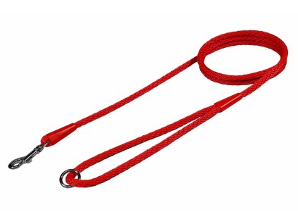 Vodítko lano, SPIRÁLA JEDNOBAREVNÁ - Červená (varianta Červená - 6mm x 150cm 15206J)