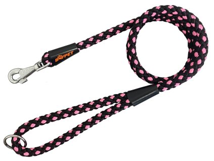 Lanové vodítko UZLÍK 14mm - Růžová (varianta Růžová - 14mm x 150cm 15209A)