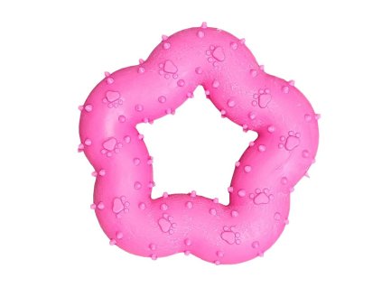 Gumová kytka - Růžová (varianta Růžová - 7cm 09080)