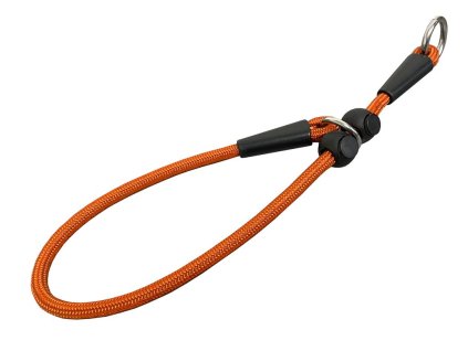 Obojek polostahovací - lano - Oranžová (varianta Oranžová - 6mm x 65cm 15146)