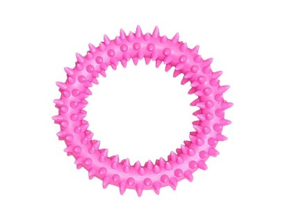 Gumový kruh „Ježek" - Růžová (varianta Růžová - 9cm 09079)