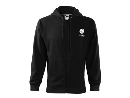 Marp pánská mikina s kapucí Minimal - černá (varianta XL)