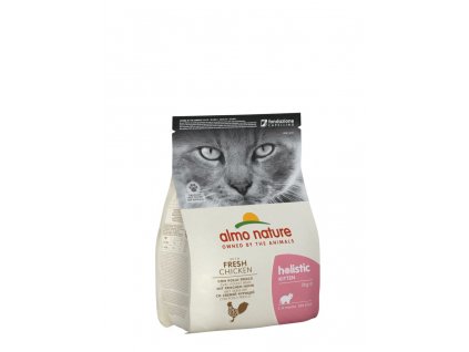 Almo Nature Holistic Kitten - Koťata Kuře a rýže 2kg