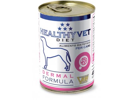 HEALTHYVET DIET dog Dermal - podpora na srst a kůži 400g