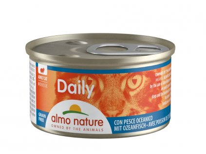 Almo Nature Daily Menu WET CAT - Pěna s mořskými rybami 85g výhodné balení 24ks